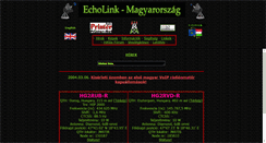 Desktop Screenshot of echolink.hu