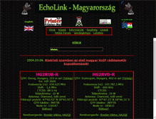 Tablet Screenshot of echolink.hu